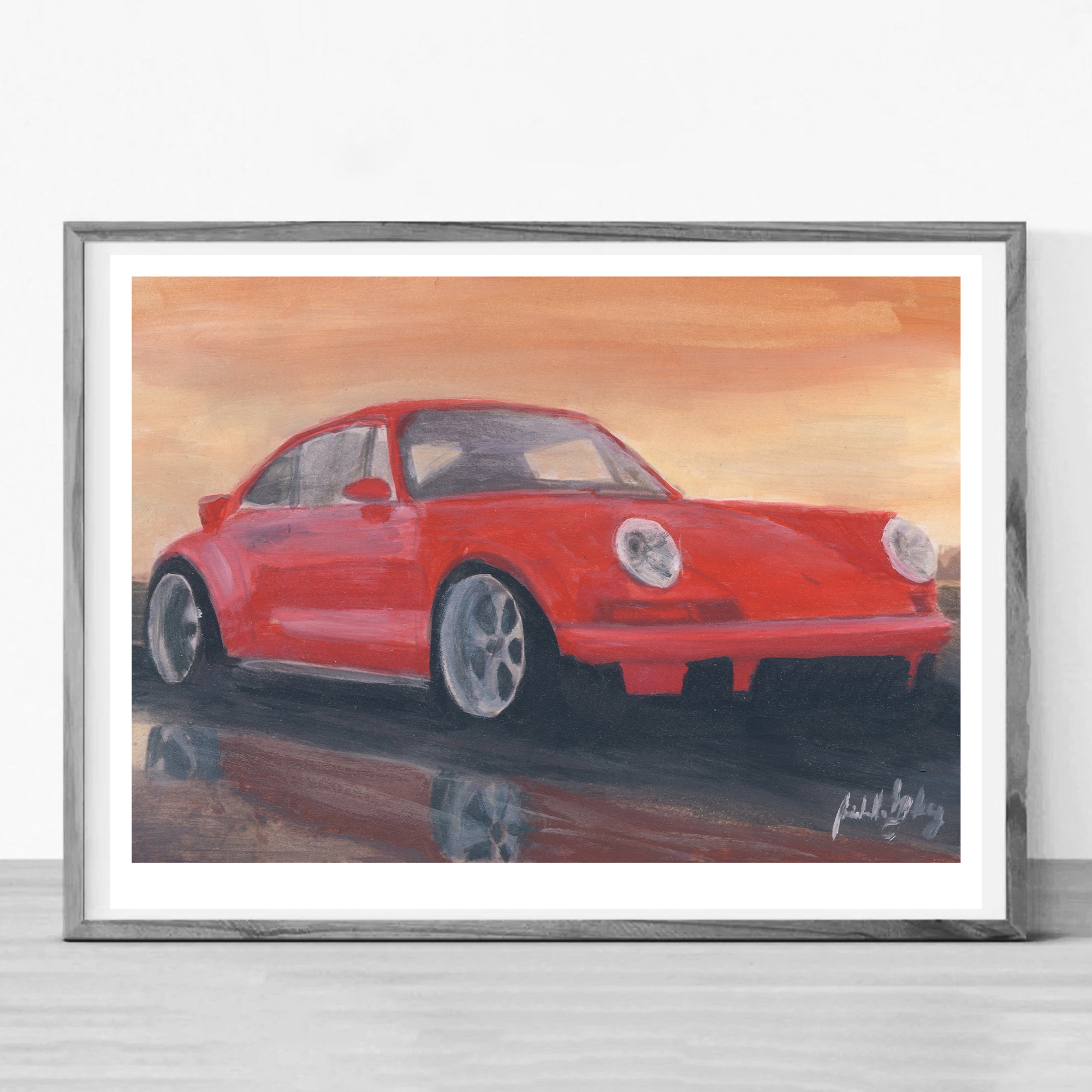 Porsche Painting Limited Edition Canvas Print