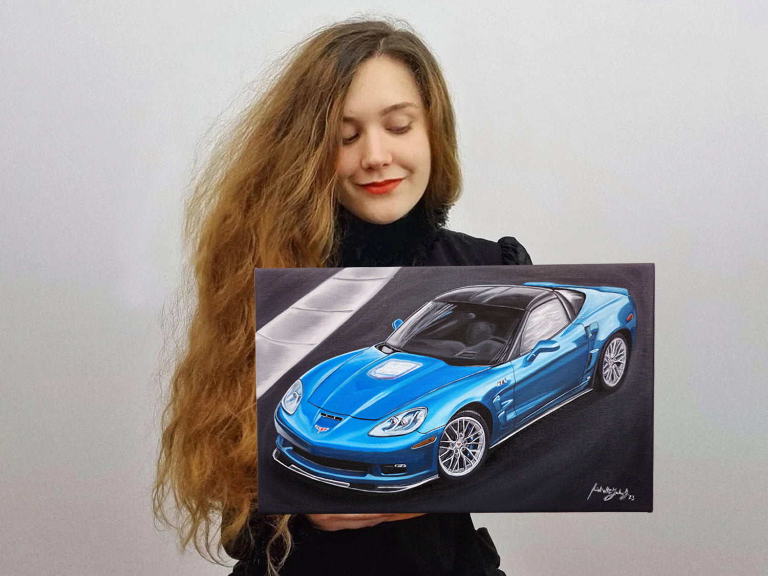 Custom Painting 10 inch x 16 inch / 25 cm x 40 cm