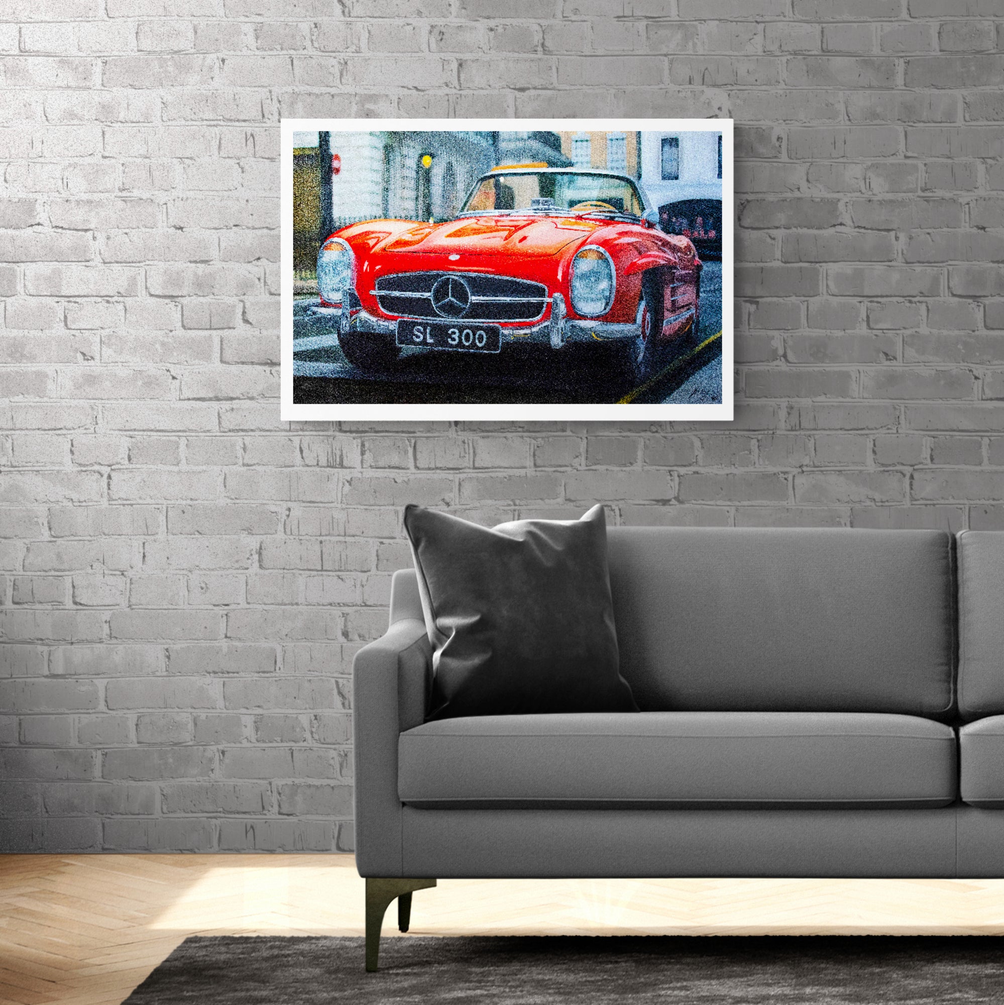 Mercedes Painting Limited Edition Canvas Print