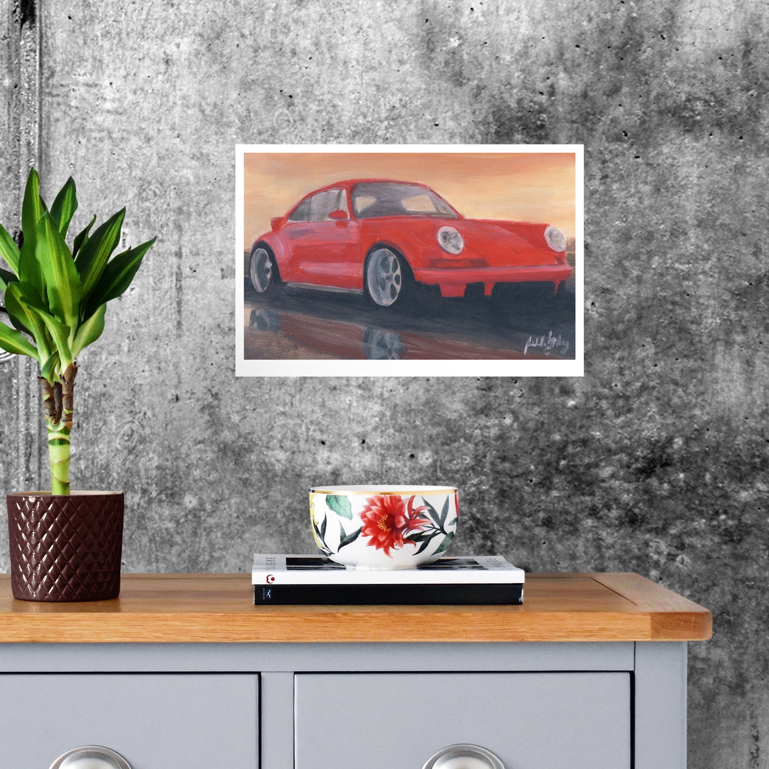 Porsche Painting Limited Edition Canvas Print