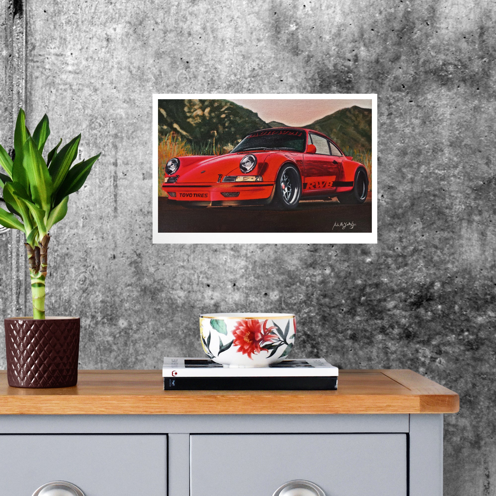 Porsche Painting Limited Edition Canvas Print