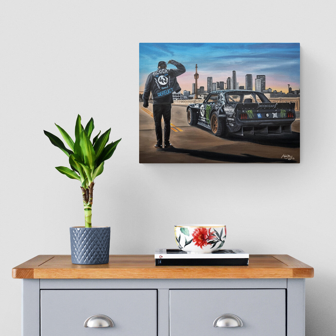 Ken Block Original Oil Painting on Canvas