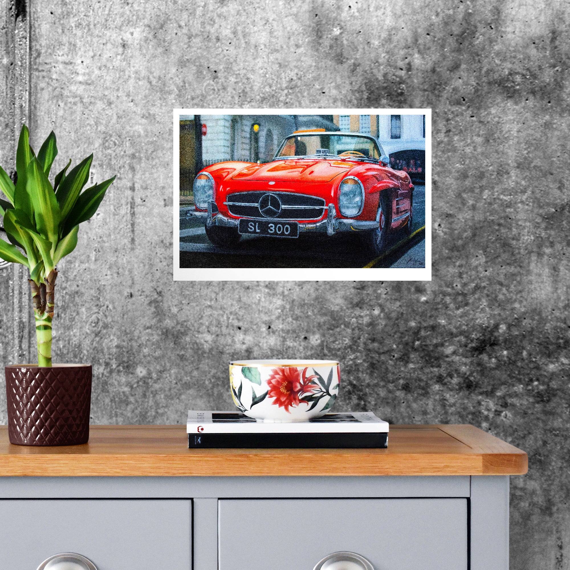 Mercedes Painting Limited Edition Canvas Print