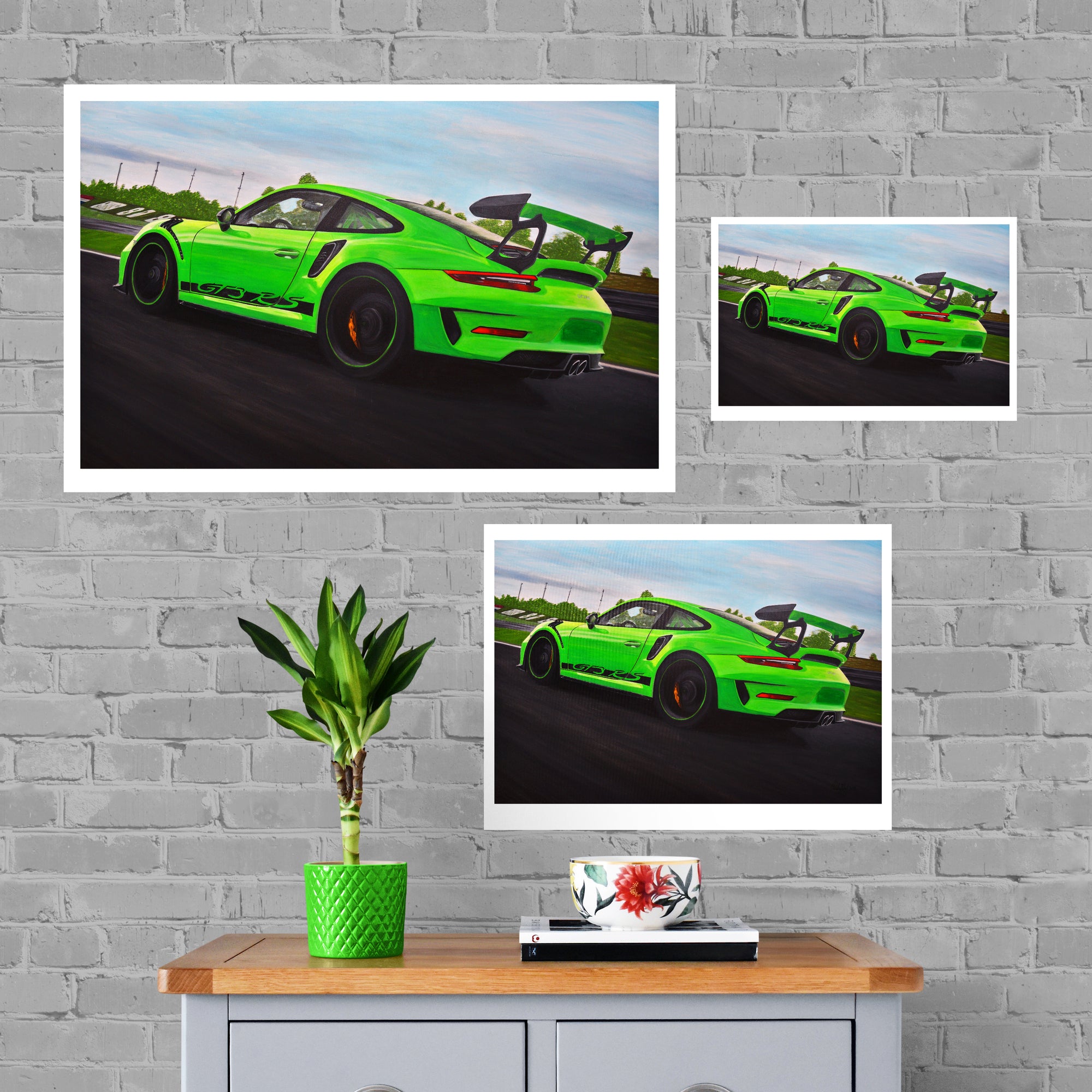 Porsche Painting Limited Edition Canvas Print