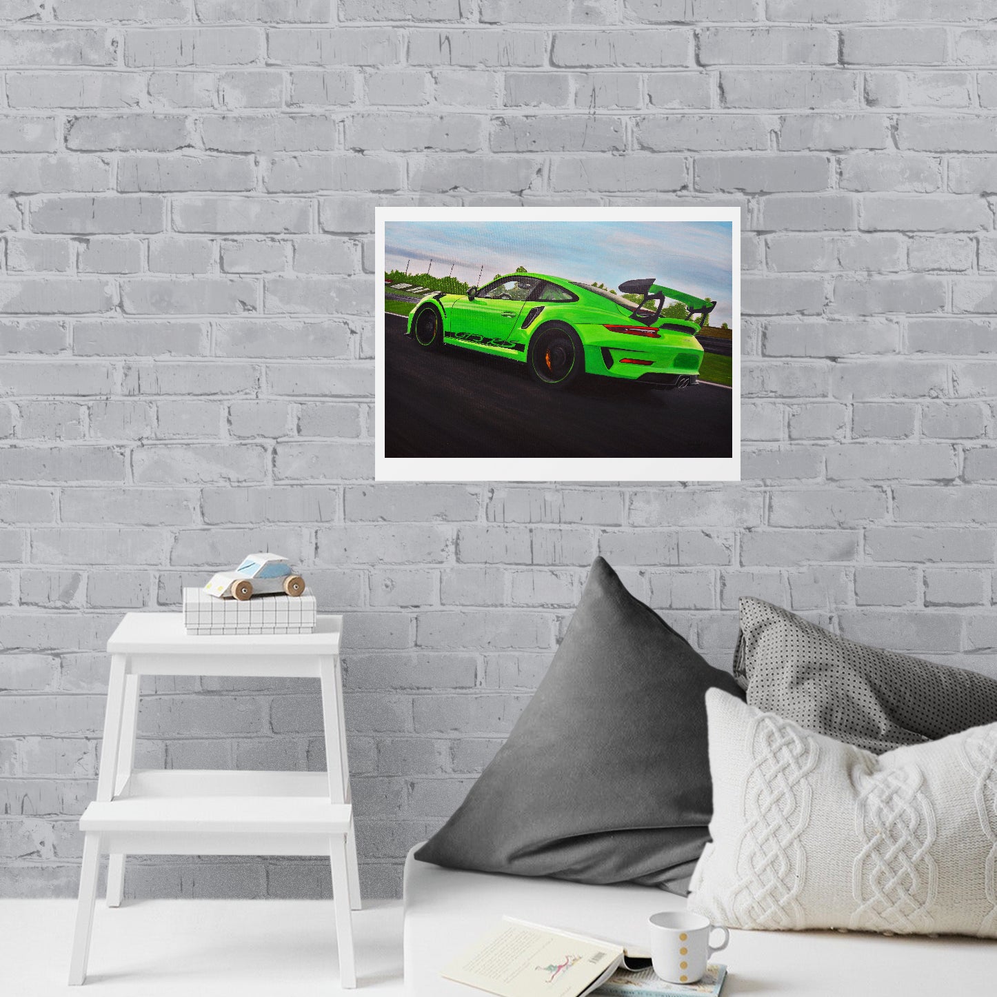 Porsche Painting Limited Edition Canvas Print