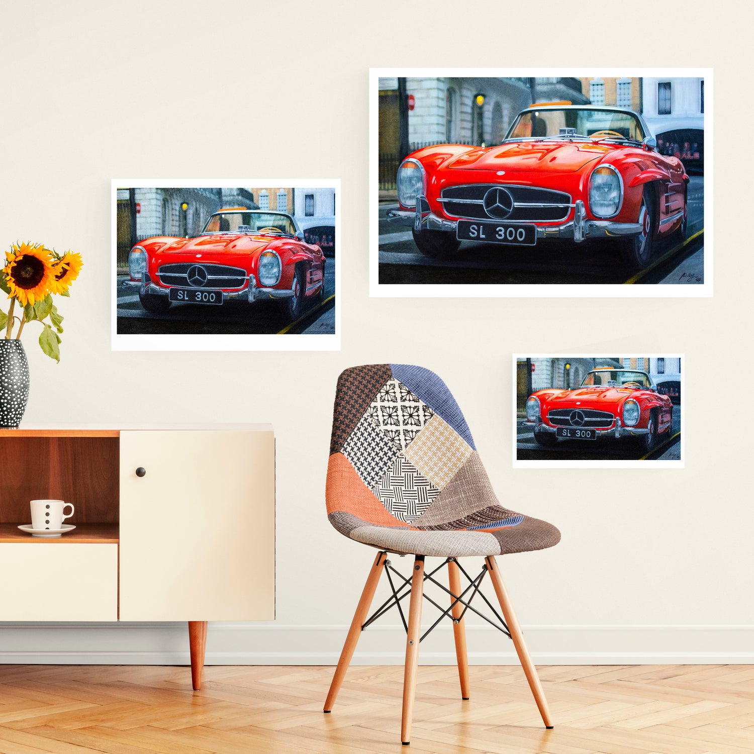 Mercedes Painting Limited Edition Canvas Print