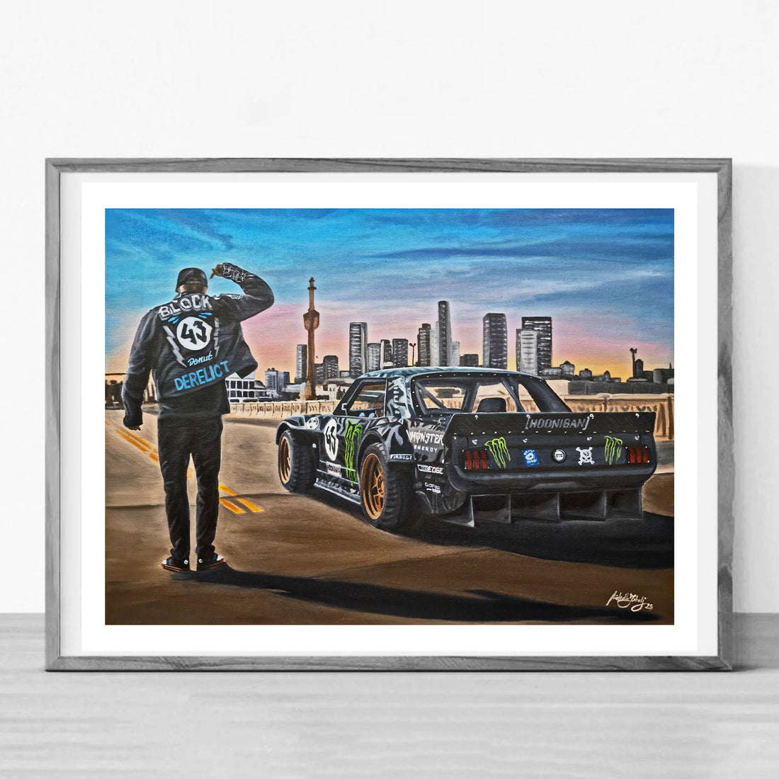 Ken Block Painting Limited Edition Canvas Print