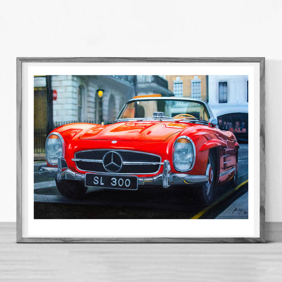 Mercedes Painting Limited Edition Canvas Print