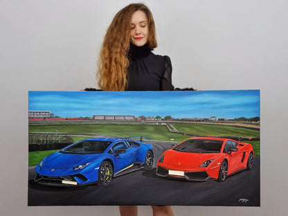 Custom Painting 24 inch x 48 inch / 60 cm x 120 cm