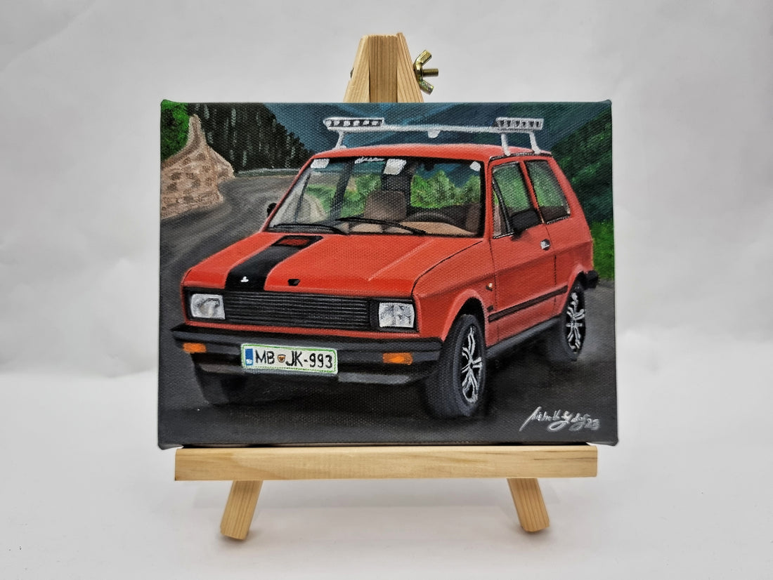 Custom Painting 6 x 8 inch / 15 x 20 cm + Easel