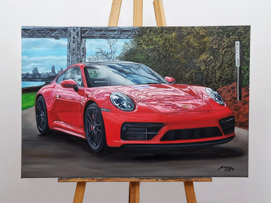 Custom Car Painting 24 inch x 36 inch / 60 cm x 90 cm