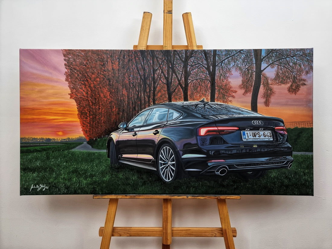 Custom Painting 24 inch x 48 inch / 60 cm x 120 cm