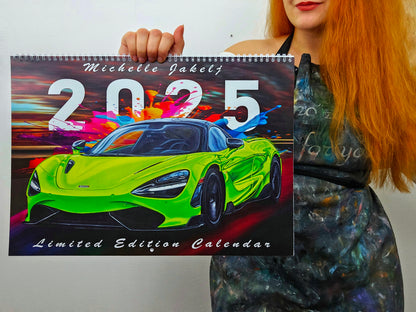 Limited Edition 2025 Numbered Handsigned Calendar - Reusable Prints