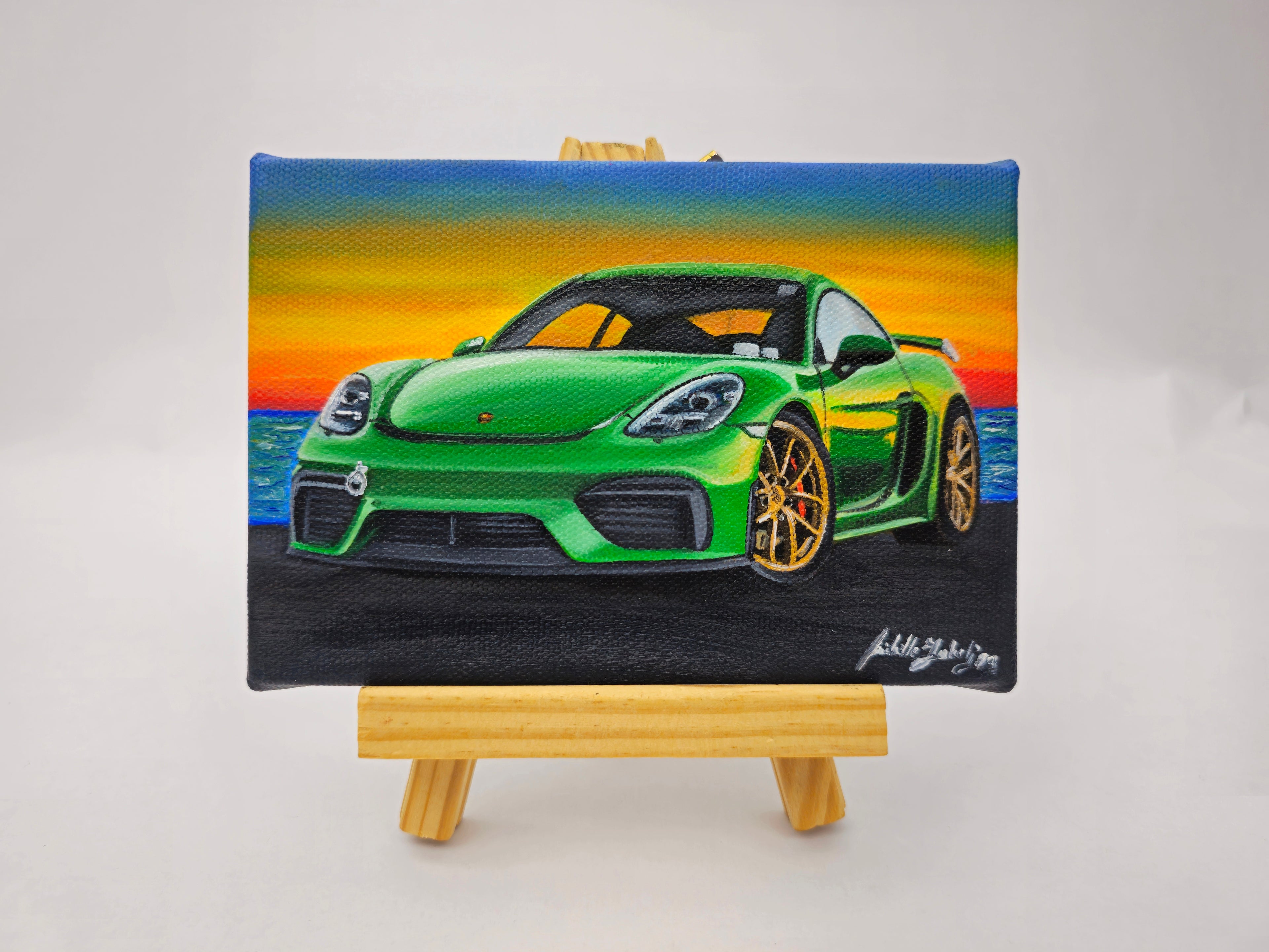 Custom Painting 4 x 6 inch / 10 x 15 cm + Easel