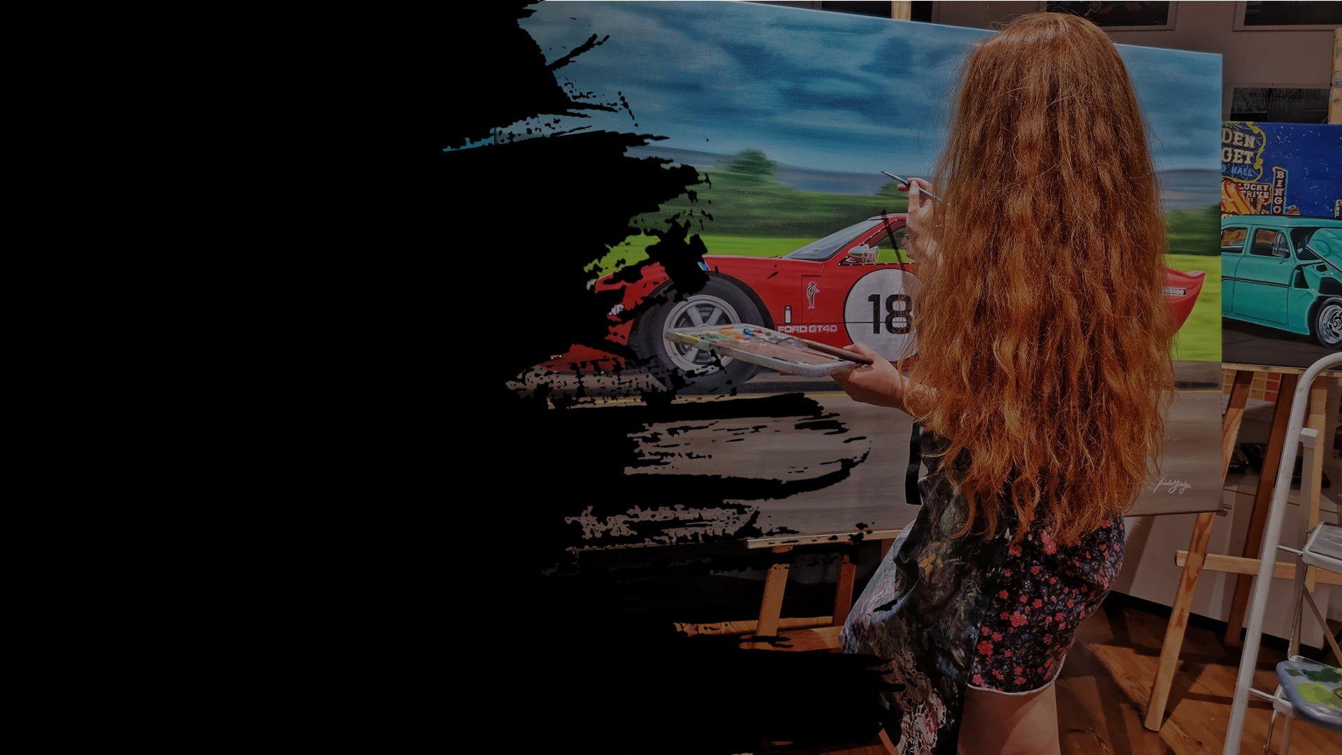 Michelle Jakelj Art - Realistic car oil paintings on canvas for you