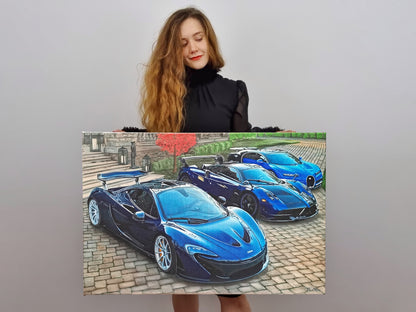 Custom Painting 24 inch x 36 inch / 60 cm x 90 cm