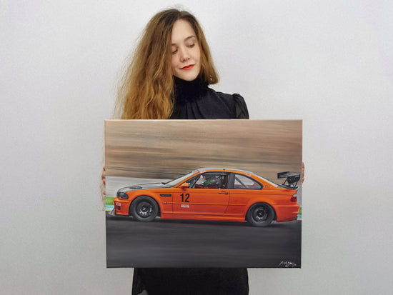 Custom Car Painting 18 inch x 24 inch / 45 cm x 60 cm