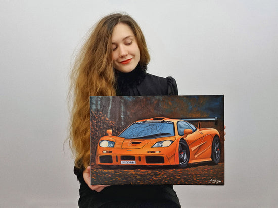 Custom Car Painting 12 inch x 18 inch / 30 cm x 45 cm