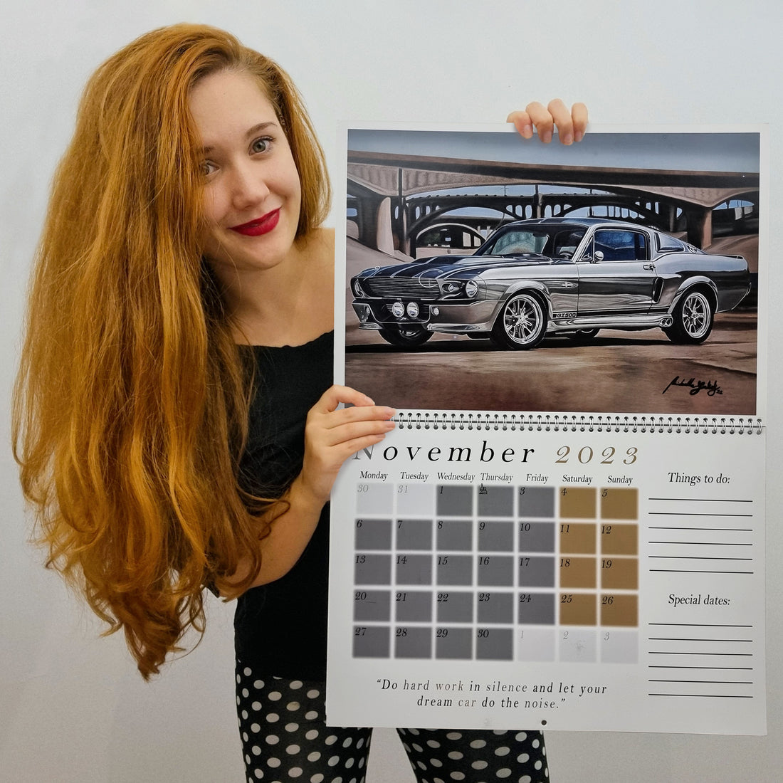 Limited Edition 2023 Signed Calendar - Reusable Prints