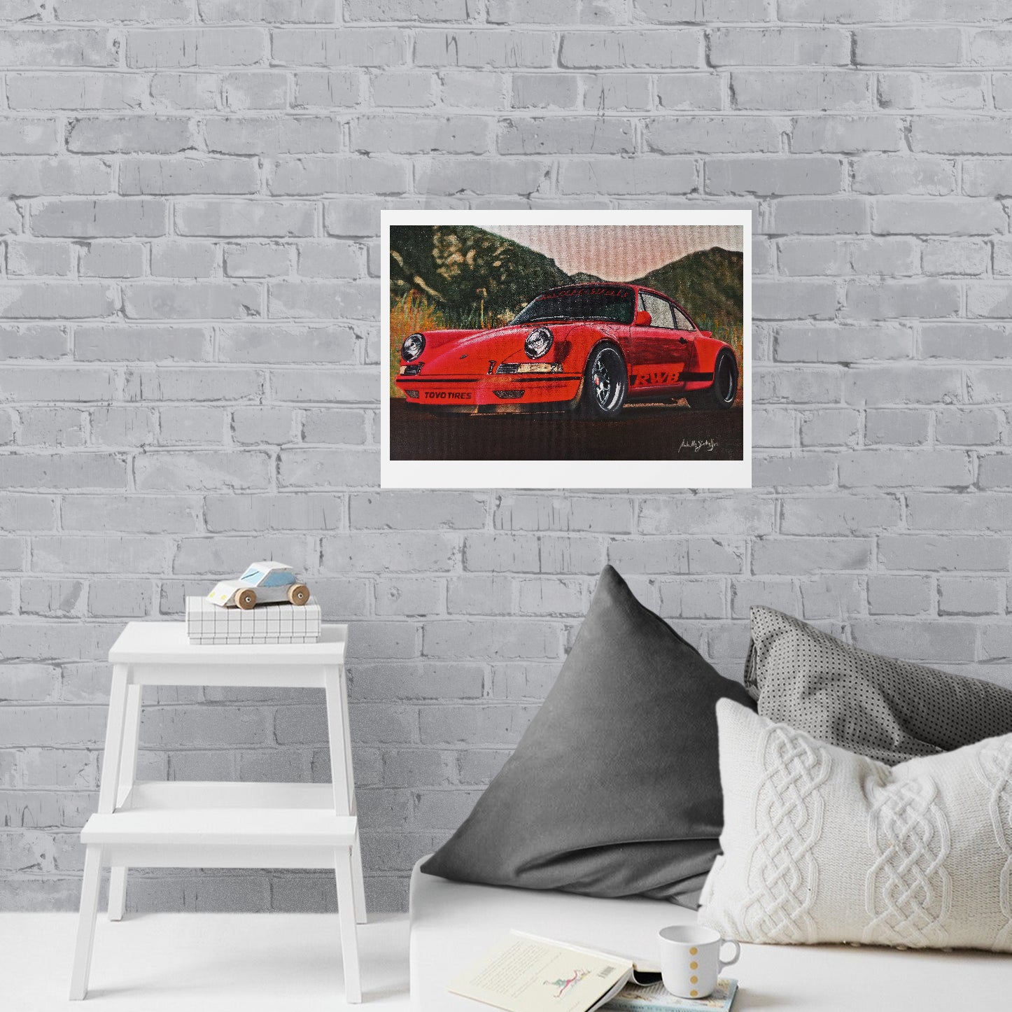 Porsche Painting Limited Edition Canvas Print