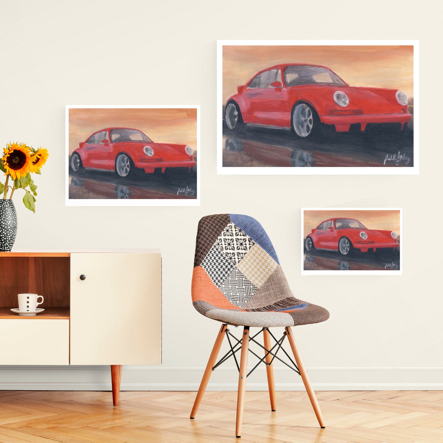 Porsche Painting Limited Edition Canvas Print